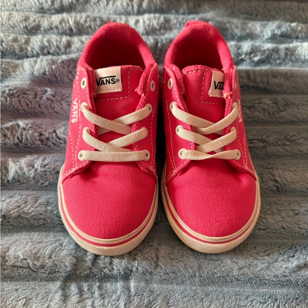Vans Toddlers Hot Pink Sneakers